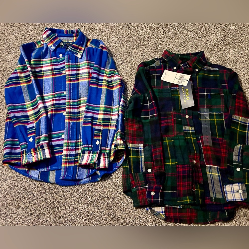 Polo Ralph Lauren size 5 boys, button-down shirts bundle